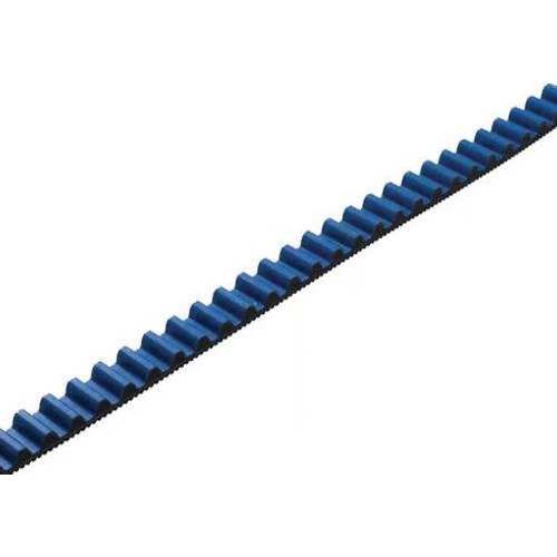 GATES Poly Chain Synchronous Belt, 14 mm Pitch, 139.81 mm Min Dia Pulley, -65 to 185 deg F, Curvilinear Tooth, Blue