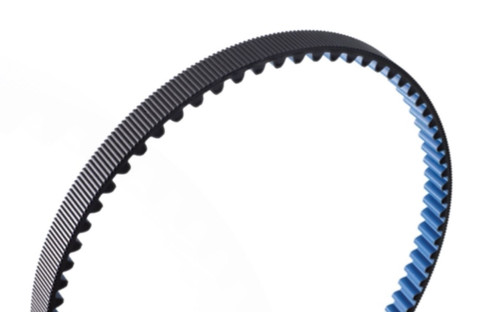 GATES Poly Chain Synchronous Belt, 14 mm Pitch, 139.81 mm Min Dia Pulley, -65 to 185 deg F, Curvilinear Tooth, Blue