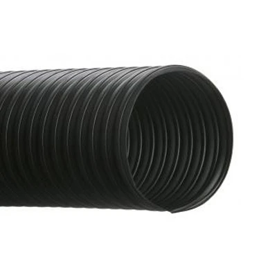 HI-TECH DURAVENT RFH Duct Hose, General Purpose, 0.03 in Thk, -60 to 275 deg F, Thermoplastic Rubber, Black, Domestic
