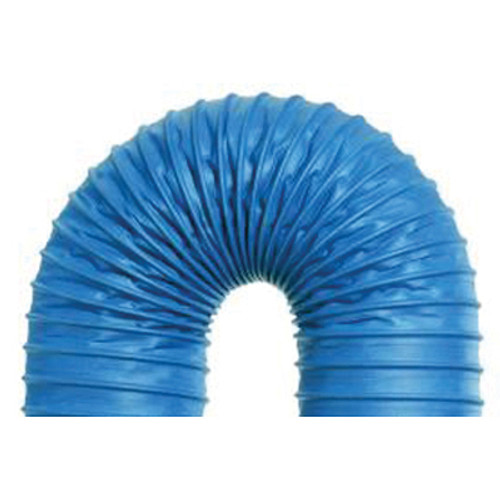 HI-TECH DURAVENT Blue Max 2CN Duct Hose, -40 to 250 deg F, 2-Ply Cotton, Neoprene Coated, Blue