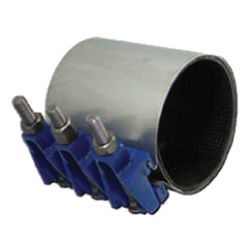 SMITH BLAIR Repair Clamp, Single Band, #226 Pipe, Up to 300 psi, 24 ga Stainless Steel, Fusion Bonded Epoxy