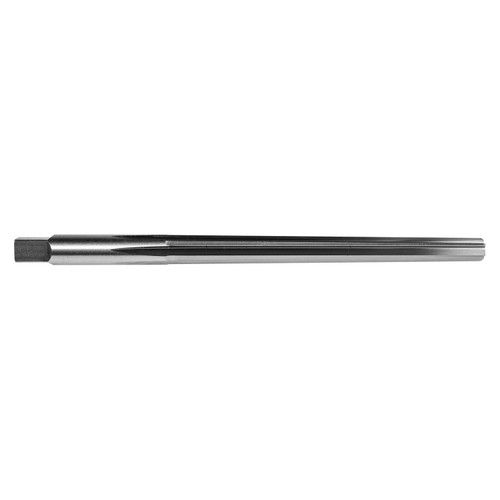 Taper Pin Reamer, Square Shank, 6 -Flute, Right Hand Cut, Most Metals Applicable, Straight Flute, Bright