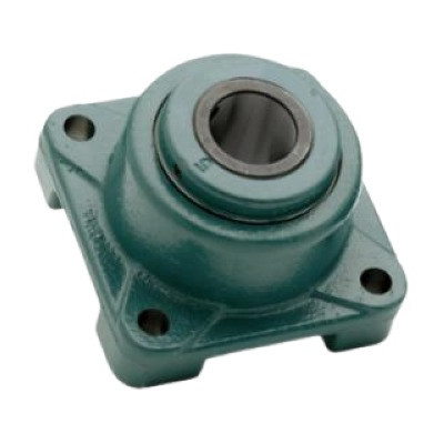 DODGE TYPE 4 4 BOLT FLANGE Roller Bearing Unit, Type E-Xtra, 5.38 in Lg Bolt Center-to-Center, 4-Bolt Flange Mount, 6.88 in Lg