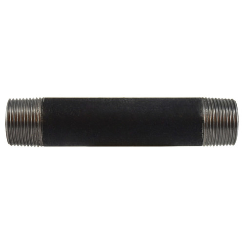 Pipe Nipple, 1 in-11-1/2, NPT End, SCH 80, 850 psi, -200 to 150 deg F, Welded, Grade B Steel, Black Oxide
