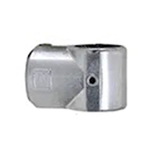 Pipe Cross, 90 deg, Galvanized Iron, Gray Pipe Cross, 90 deg, Galvanized Iron, Gray