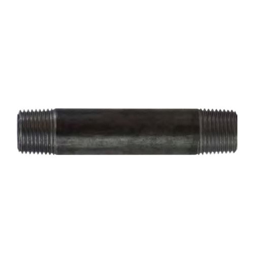Pipe Nipple, Extra Heavy, 3/4-14 in, NPT End, SCH 40, 700 psi, -200 to 150 deg F, Seamless,  Welded, Black