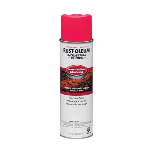 Marking Paint, Water-Based, 20 oz Container, Aerosol Spray Can, Liquid, 400 ft/gal Linear, 40 to 90 deg F