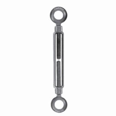 Turnbuckle, Eye, Eye and Eye End/End, 6 in Take Up, Drop Forged Steel, Hot Galvanized