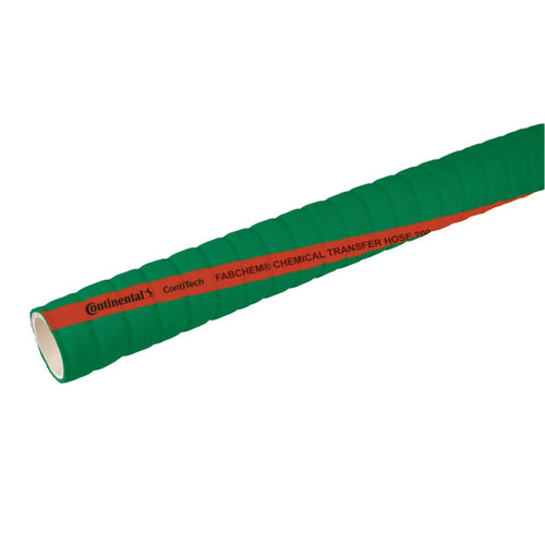 CONTITECH FABRICHEM Chemical Transfer Hose, 100 ft Lg, 200 psi Working, -40 to 150 deg F, Wrapped, Green, Import CONTITECH FABRICHEM Chemical Transfer Hose, 100 ft Lg, 200 psi Working, -40 to 150 deg F, Wrapped, Green, Import