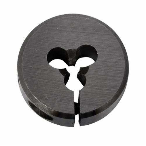 DORMER Round Die, Right Hand Thread, Chromium Steel, Bright, Adjustable, Imperial