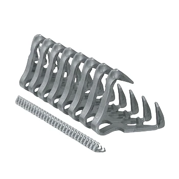 FLEXCO Alligator Conveyor Belt Lacing Set, Hinge, 175 Fastener PIW, 3/8 to 7/16 in Thk Belt, Steel, 12 in Min Dia Pulley
