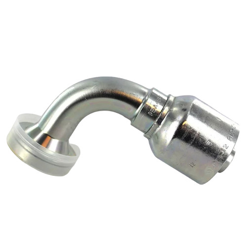 PARKER 71 Series Hydraulic Hose Elbow,Crimp Style,Flanged End,90 deg,Steel,Domestic