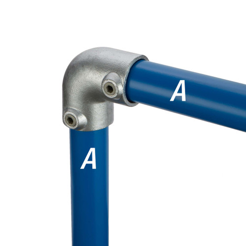 Elbow, 90 deg Elbow, Malleable Iron, Galvanized