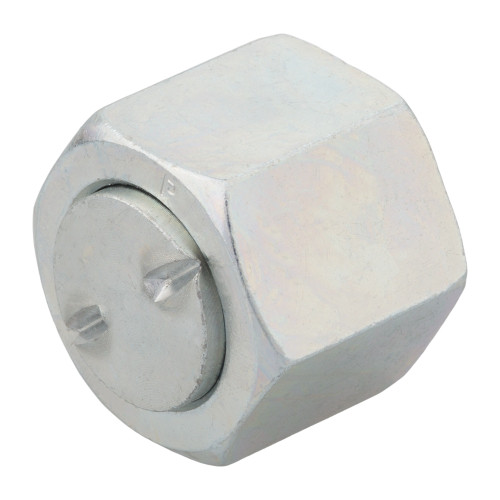 PARKER Hydraulic Cap, Female ORFS End, Steel, Domestic