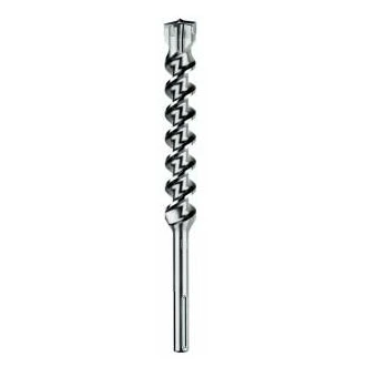 METABO Hammer Drill Bit, 4-Cutter, Round Cut Shape, Hole Drilling, 13 in Lg, 8 in Dp Cut, 2 -Flute, Spiral Flute