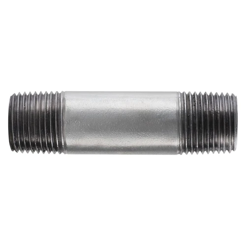Pipe Nipple, 2-1/2 in, NPT End, SCH 40, 230 psi, 400 deg F, Hot Dipped,  Welded, Steel, Galvanized, Domestic