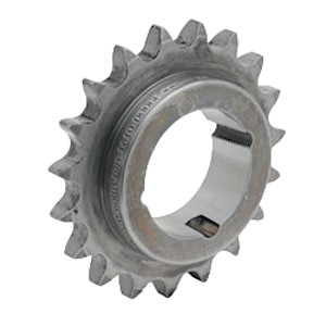 DODGE TAPER LOCK Roller Chain Sprocket, Type BTL,  Single Strand, #60 Chain, 3-1/2 in Dia Hub, 1-1/4 in Lg Thru Bore