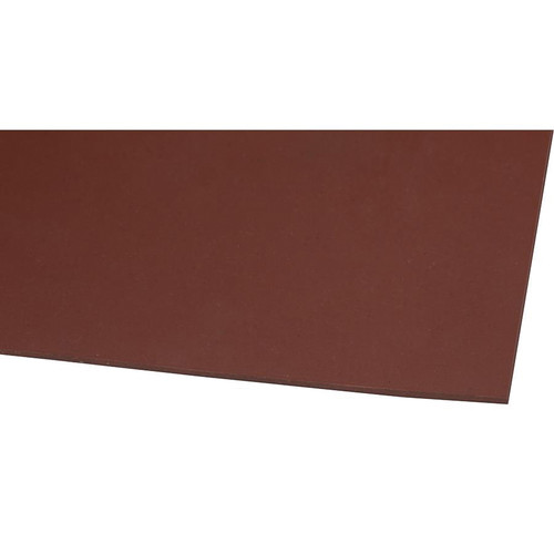 Rubber Sheet, SBR, Red, Plated, 435 psi Tensile, -22 to 158 deg F