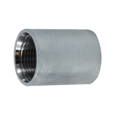 Merchant Coupling, Pipe, Straight Threaded End, SCH 40/80, Steel, Galvanized, Import