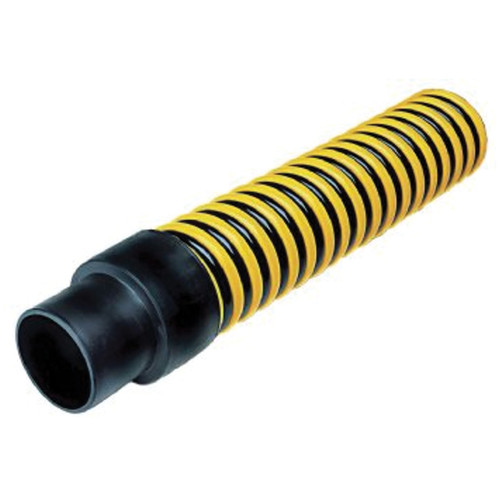 NOVA FLEX Hose, Jack Pumper Sanitation, 60 ft Lg, EVA,  Polyethylene Co-Polymer, Black,  Yellow