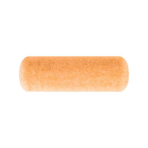 Paint Roller Cover, Standard Core, 1/2 in Nap, Semi-Rough Surface, Polypropylene, Golden Yellow