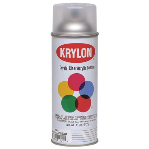 Maintenance Spray Paint, Interior,  Exterior Industrial, 12 oz Container, Aerosol Spray Can, Aerosol, Clear Acrylic , High Gloss