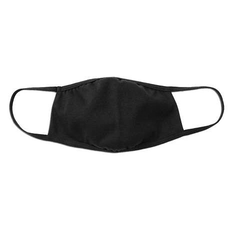 Reusable Face Mask, Large, Cotton, Black Color