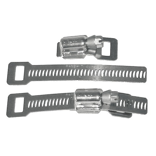 Clamp Kit, Adjustable, Each Clamp Pack Includes (3) Scru-Seal Racks,  (3) Housings,  VALU-STRAP™ Plus Band 3/8 in x 0.02 in x 10 ft, Stainless Steel Clamp Kit, Adjustable, Each Clamp Pack Includes (3) Scru-Seal Racks,  (3) Housings,  VALU-STRAP™ Plus Band 3/8 in x 0.02 in x 10 ft, Stainless Steel