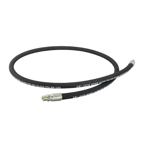 Hydraulic Hose, 3/8 in Id, 6 ft Lg, 10000 psi Working, Rubber