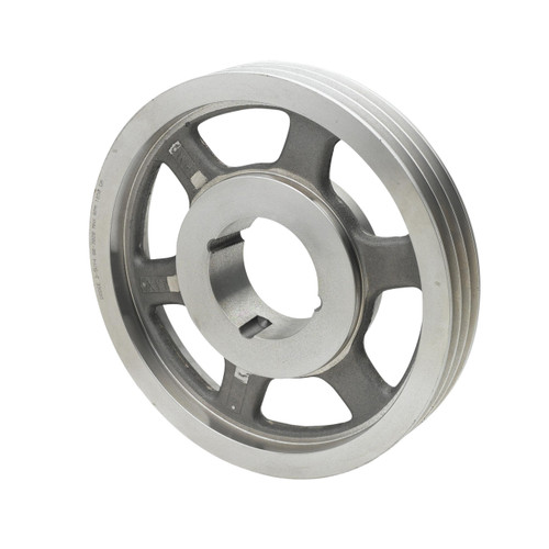 DODGE Sheave, Type A1, Taper-Lock Bore, 3-3/4 in od, 3.38/3.76 in Dia Pitch, 4 -Groove, 3-1/4 in Wd Face, 1210 Bushing, Suitable For AB Cross Section V-Belts