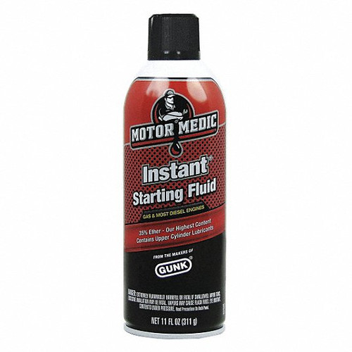 Starting Fluid, 0.73 Specific Gravity, 0.93 VOC, 11 oz Container, Can, Liquid, Ether, -109.3 deg F Boiling, -1.0 deg F Flash, -189.94 deg F Freez Starting Fluid, 0.73 Specific Gravity, 0.93 VOC, 11 oz Container, Can, Liquid, Ether, -109.3 deg F Boiling, -1.0 deg F Flash, -189.94 deg F Freez