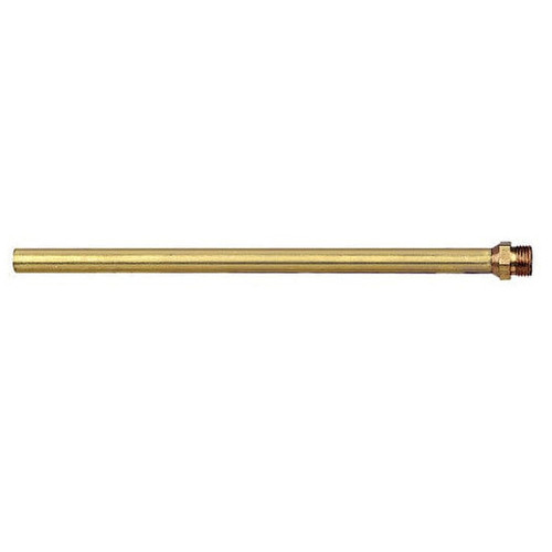 Air Gun Extension, Straight, Suitable For JetGuard® 74S and 74SK Series Volume Control Safety Air Guns, Brass, 0.4 in wd,  12.3 in lg,  0.4 in ht