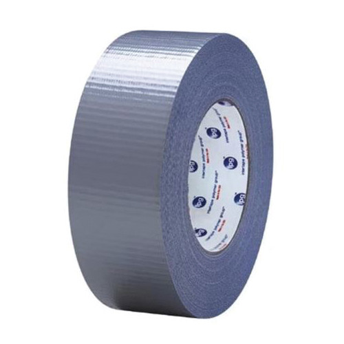Duct Tape, 54.8 m Lg, 48 mm Wd, 9 mil Thk, Silver , Rubber Adhesive, Polyethylene Film Backing, 54 oz-in Adhesion, 19 in-lb Tensile