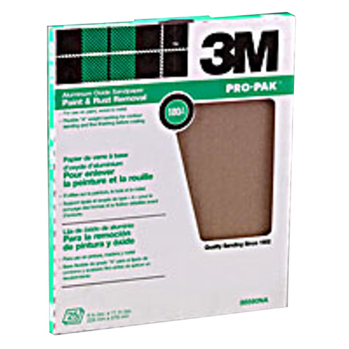 3M Sanding Sheet, 9 in Lg, 11 in Wd 3M Sanding Sheet, 9 in Lg, 11 in Wd