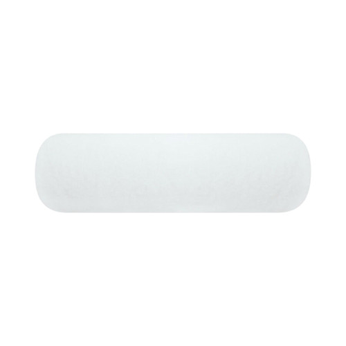 Paint Roller Cover, 3/8 in Nap, 4 in Lg, Smooth Surface, Shed Resistant Woven, White Color