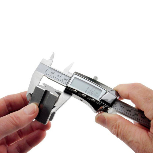 Digital Caliper, Fractional, 0 to 6 in, 0.001/0.02 mm, Stainless Steel