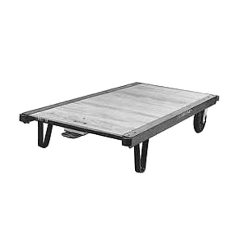 Platform Truck, Skid, 10-1/2 in Ht, 2000 lb, Steel, 30 x 48 in Deck, Jack