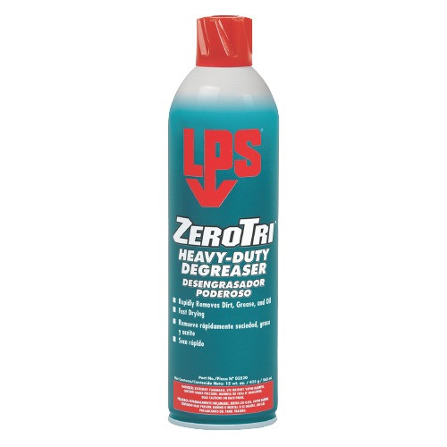 LPS Degreaser, Heavy Duty, 15 oz Container, Aerosol Spray Can, 15 oz, Aerosol, Clear , Ether,  Fruity, 0.624 VOC, 0.76 Specific Gravity