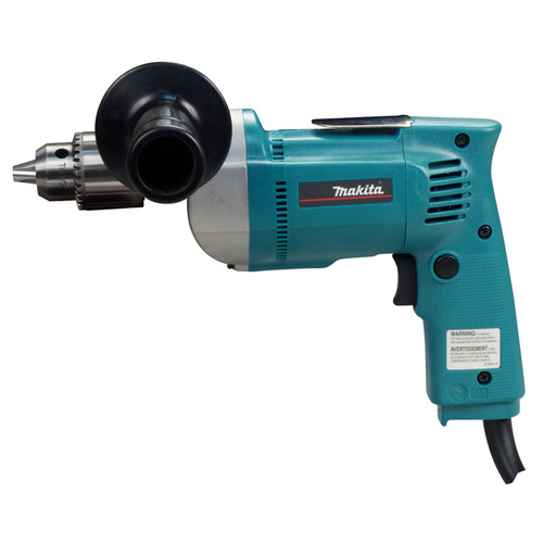 Cordless Drill, Reversible, 1/2 in Chuck, 0 to 850 rpm No-Load, 120 VAC, Aluminium Housing, Pistol Grip, Variable Speed Switch, 11-1/4 in Lg, Keyed Chuck