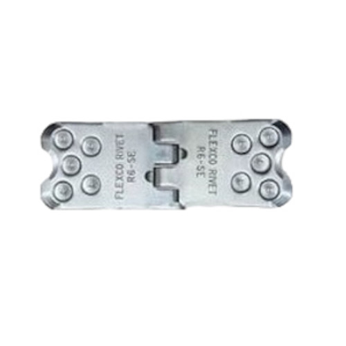 Fastener Strip, Rivet Hinged, Hinge, 800 Fastener PIW, 13/32 to 11/16 in Thk Belt, Steel, 18 in Min Dia Pulley Fastener Strip, Rivet Hinged, Hinge, 800 Fastener PIW, 13/32 to 11/16 in Thk Belt, Steel, 18 in Min Dia Pulley