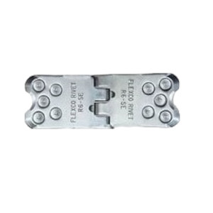 Fastener Strip, Rivet Hinged, Hinge, 800 Fastener PIW, 13/32 to 11/16 in Thk Belt, Steel, 18 in Min Dia Pulley