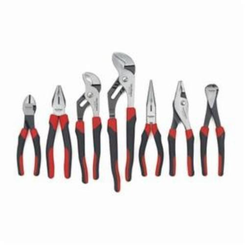 Plier Set, Mixed, 7 -Piece, Dual Material Handle, Alloy Steel, Black, Red Color Plier Set, Mixed, 7 -Piece, Dual Material Handle, Alloy Steel, Black, Red Color