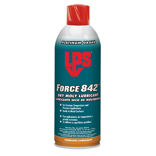 Dry Moly Lubricant, Liquified Gas, Black,  Dark Grey , Characteristic, 450 deg C, 0.76 Specific Gravity, <1.4 deg F Flash, 0.95 VOC, <14 cSt