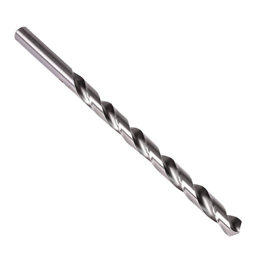 DORMER Extension Drill Bit, High Speed, 5/16", 9 in Lg Drill Point, Conventional Point, Right Hand Cut, High Speed Steel Cut Edge, High Speed Steel, Bright, ANSI, 12 in Lg