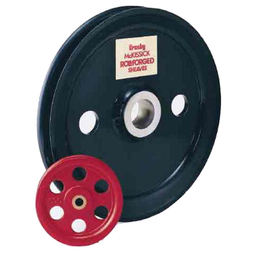 Sheave, 10 in OD Sheave, 1-3/4 in ID Sheave, Self-Lubricating Bronze Bushing, Cast Iron Sheave