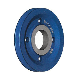 Sheave, 5/8 in, 6 in OD Sheave, 7/8 in ID Sheave, Self-Lubricating Bronze Bushing, Forged Carbon Steel Sheave, 2 in dia,  1-1/16 in wd Hub