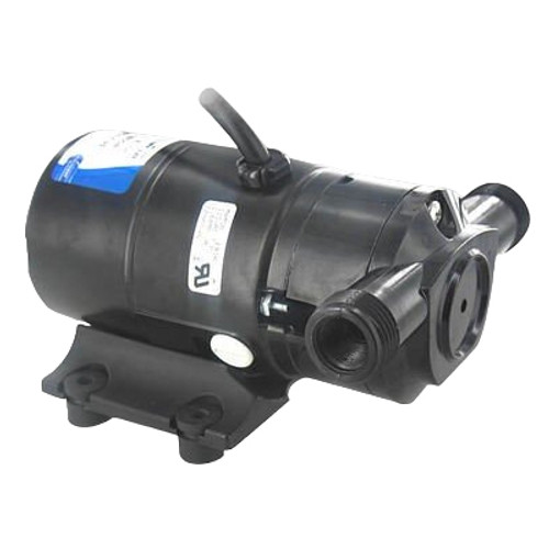 Self Priming Pump, 4 gpm, 3/8 in Inlet, 3/4 in Outlet, 115 VAC, 17.3 psi Max, Flexible Impeller, Any Position Mount