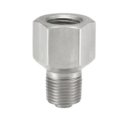 Snubber, Type S, Pressure Gauge, 1/4 in Thread, Stainless Steel, 25SE 90666