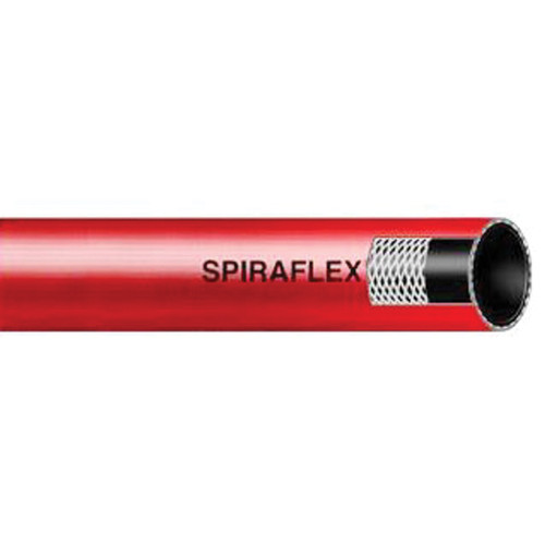 Discharge Hose, 2-1/2 in, 2-1/2 in Id, 150 psi Working, PVC, Red , Domestic