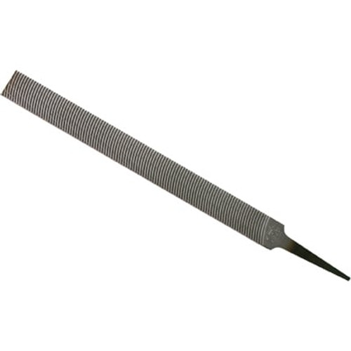 NICHOLSON Super Shear File, Flat,  Rectangular, Smooth Cut, Tang, 10 in Lg, American Coarseness of Cut